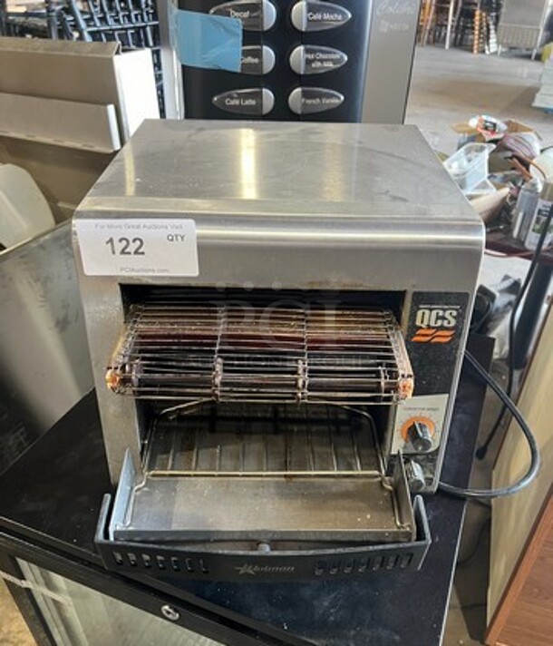 Holman QCS Commercial Countertop Conveyor Toaster! All Stainless Steel! Model: QCSQ135 SN: 2377940140407 120V 60HZ 1 Phase