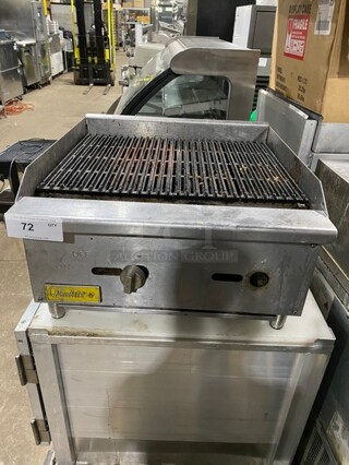 Qualite All Stainless Steel Commercial Countertop Natural Gas Powered Char Broiler Grill!