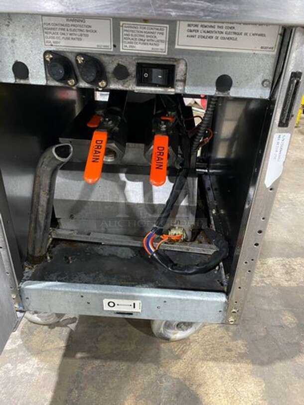 Frymaster Commercial Electric Powered Deep Fat Fryer! With Metal Frying Baskets! With Side Splashes! All Stainless Steel! On Casters! Model: RE1142SE SN: 1508NA0057 208V 60HZ 3 Phase - Image 8 of 12