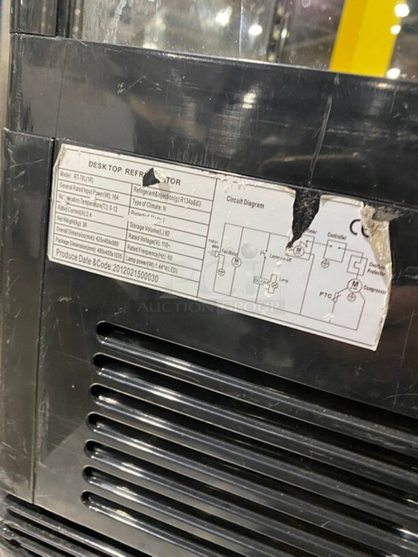 Commercial Display Case Merchandiser! Glass All Around Showcase Style! With Front And Rear Access Doors! - Image 5 of 8