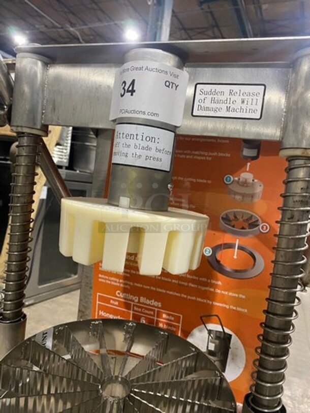 Edible Arrangements Commercial Fruit/Vegetable Slicer/Cutter Machine! All Stainless Steel! - Image 6 of 9