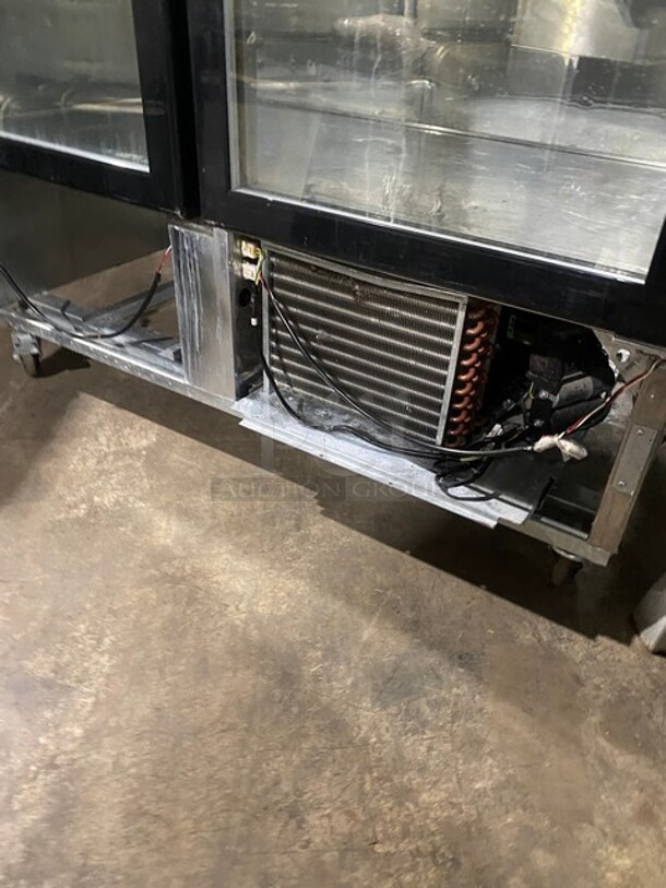 Atosa Commercial Double Glass Door Reach In Freezer/Merchandiser! All Stainless Steel! On Casters! 115V 1 Phase! Model: MCF8703 SN: MCF870307716033000C40030! - Image 9 of 10