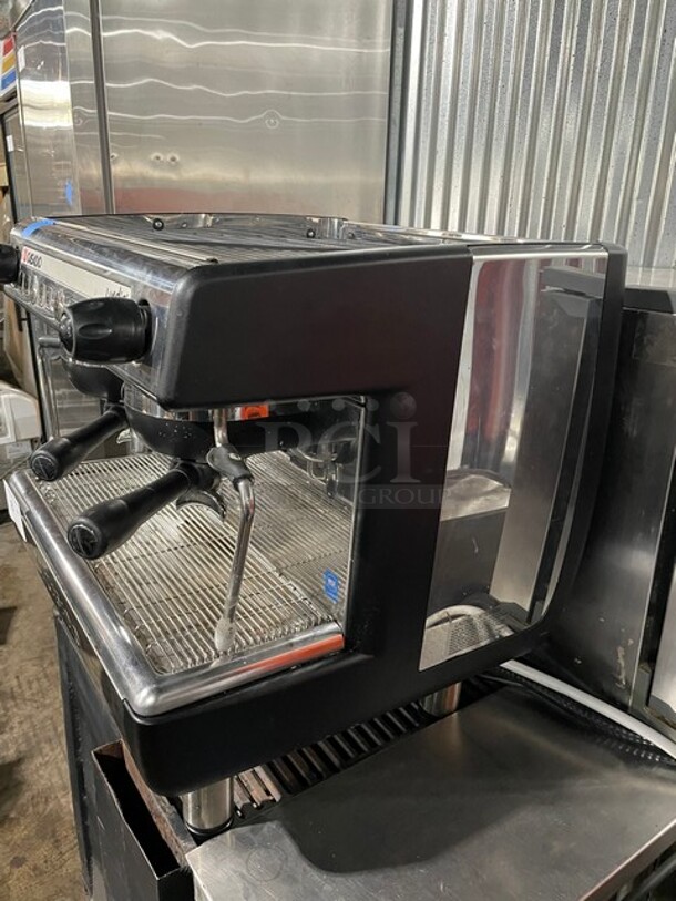 Casadio Stainless Steel Commercial Countertop 2 Group Espresso Machine w/ 2 Portafilters and 2 Steam Wands! MODEL UNDICI 208V 1PH - Image 2 of 12