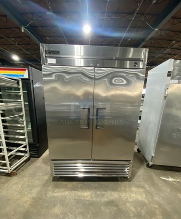 True Commercial 2 Door Reach In Freezer! All Stainless Steel! On Casters! Model: T49F SN: 7253947 115V 60HZ 1 Phase - Image 1 of 7