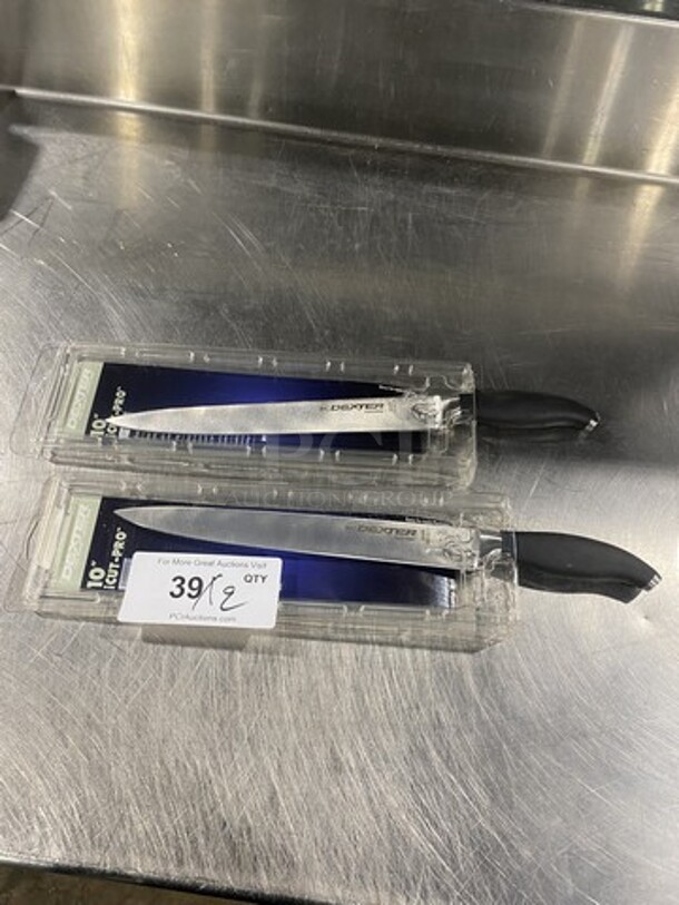 NEW! DEXTER 10 Inch Butcher Knives! 2 X Your Bid! - Image 1 of 4