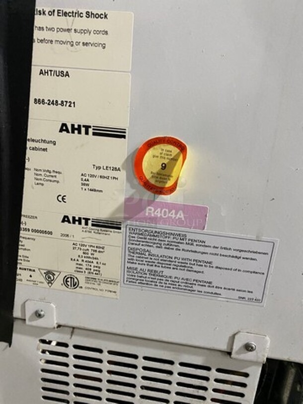 AHT Commercial Reach Down Chest Freezer Display Merchandiser! - Image 8 of 10