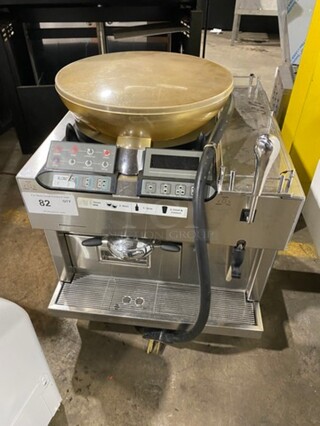 GREAT! Thermo Plan Commercial Countertop Espresso Machine! With Coffee Bean Grinder! All Stainless Steel! Mastrena Edition!