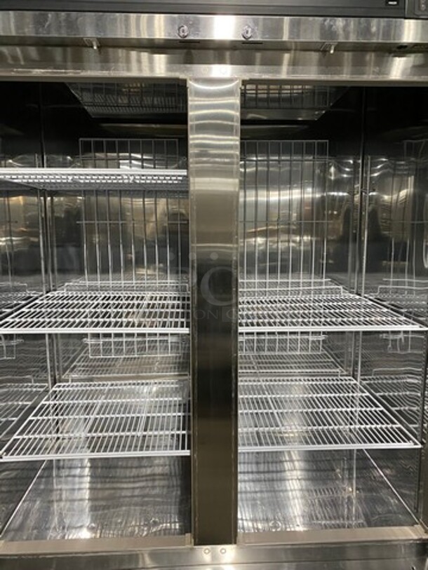 Norlake Commercial 2 Door Reach In Freezer! With Poly Coated Racks! All Stainless Steel! On Casters! AdvantEDGE Series! Model: F49S SN: 13120131 115V 1 Phase - Image 5 of 12