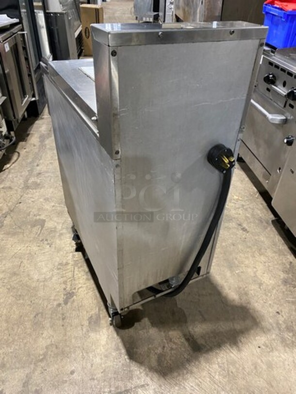 NICE! Pitco Electric Powered Commercial Pasta Cooker/ Rethermalizer! With Backsplash! All Stainless Steel! On Casters! Model: SRTE SN: E16KD086094 208V 60HZ 1 Phase - Image 3 of 9