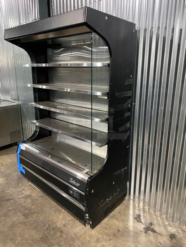 Turbo Air Commercial Refrigerated Open Grab-N-Go Case Merchandiser! With View Through Sides!  All Stainless Steel! MODEL TOM50B  SN:TOM5016Z100  120V  1PH - Image 2 of 9