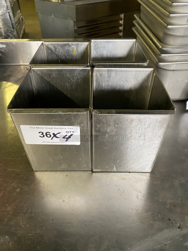 Stainless Steel Utensil Organizers! 4x Your Bid!