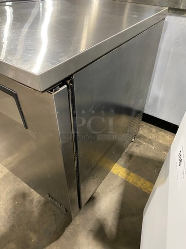 True Commercial 2 Door Lowboy/Worktop Cooler! With Poly Coated Racks! All Stainless Steel! On Casters! Model: TUC48 SN: 14806138 115V 60HZ 1 Phase - Image 2 of 8