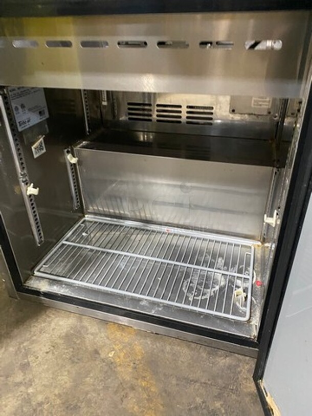 Turbo Air Refrigerated Salad Bar Island! Single Door Storage Space Underneath! All Stainless Steel! Model: MST28711S - Image 6 of 8