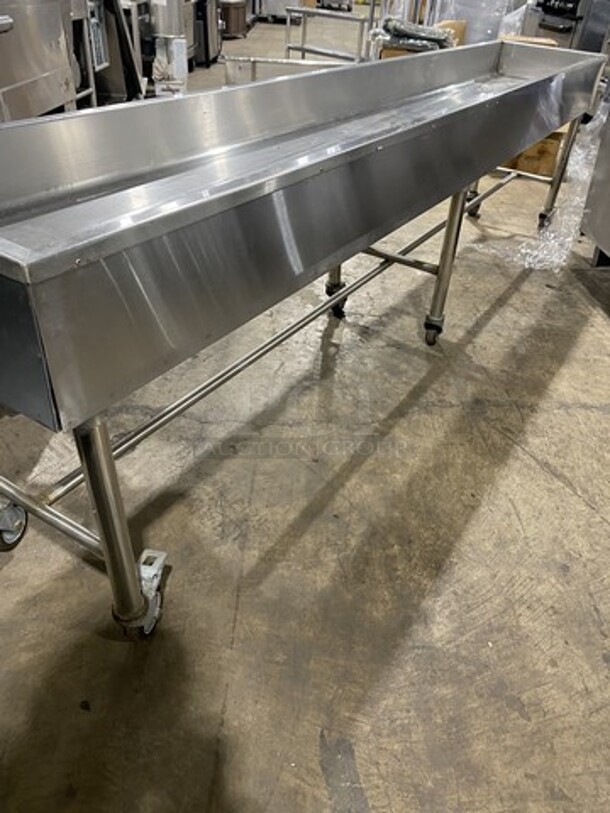 All Stainless Steel Insulated Ice Bin/Display Bin! On Casters!  - Image 4 of 6