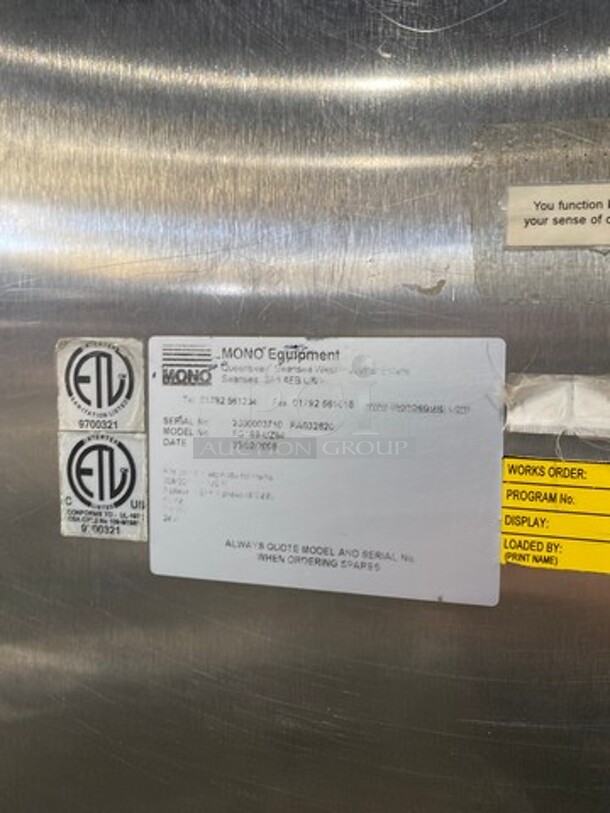 SUPER! Belshaw Adamatic Commercial Electric Powered Double Deck Combi Oven! With View Through Doors! With Pan Racks Underneath! All Stainless Steel! On Casters! 2x Your Bid Makes One Unit! Model: FG189UZ84 SN: 2000003710FA032620 208/220V 60HZ 3 Phase - Image 9 of 12