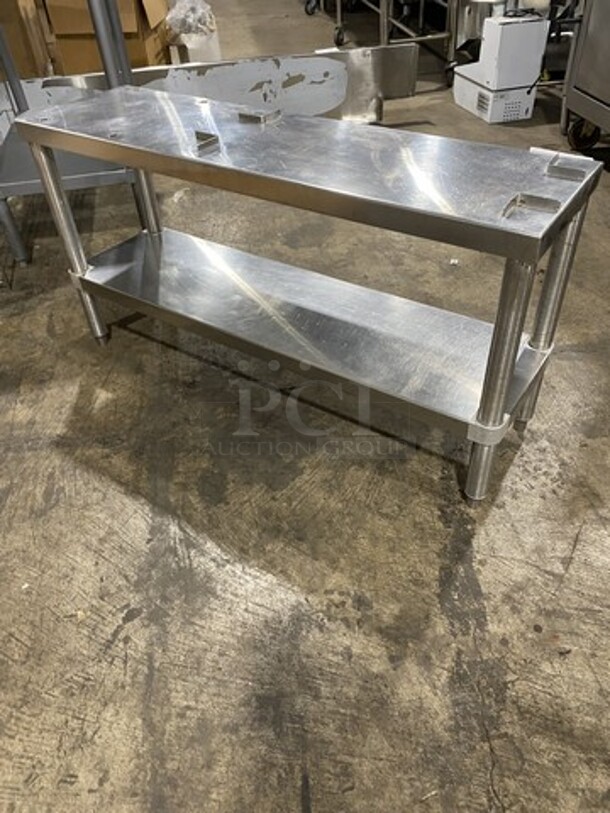 All Stainless Steel Slim Style Under The Counter Shelf!   - Image 3 of 6