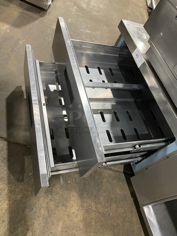 Delfield Commercial Refrigerated 2 Drawer Chef Base! All Stainless Steel! On Casters! SN: 1509150000570 115V 60HZ 1 Phase - Image 5 of 10