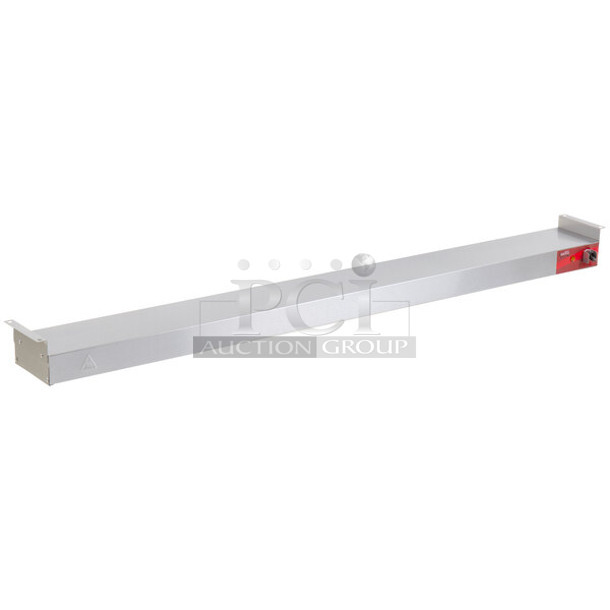 BRAND NEW IN BOX! Avantco 177SW72TCP Stainless Steel Commercial 72" High Wattage Strip Warmer with Toggle Controls. 120 Volts, 1 Phase. - Image 1 of 4