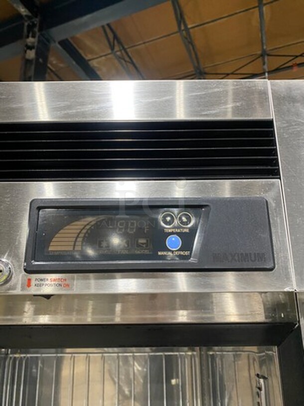 Turbo Air Commercial Single Door Reach-In Freezer! With Poly Coated Racks! Solid Stainless Steel! Maximum Series Model: MSF23NM SN: NF23309052 110/120V 60HZ 1 Phase - Image 8 of 9