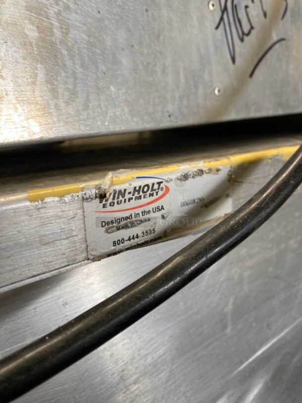 Win Holt Full Height Insulated Mobile Heated Cabinet! Working When Removed! MODEL INHPL-1836C 120V  - Image 8 of 9