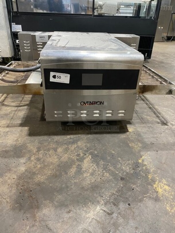 Ovention Commercial Countertop Conveyor Oven! All Stainless Steel! On Small Legs! Model: C2600 SN: 6619722004 208/240V 60HZ 3 Phase