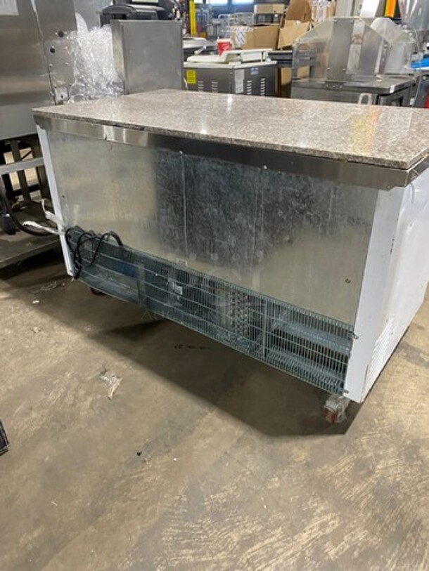 LATE MODEL! 2018 Leader Commercial 2 Door Lowboy/Worktop Cooler! With Poly Coated Racks! All Stainless Steel! On Casters! Model: ESLB60SC SN: NB04M2306 115V 60HZ 1 Phase - Image 4 of 10