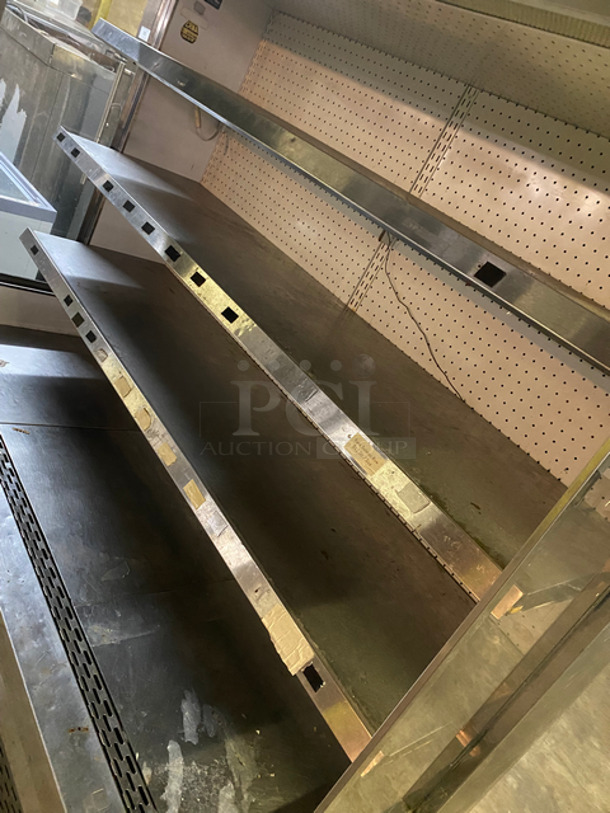 NICE! S & V Commercial Refrigerated Open Grab-N-Go Display Case! With Shelves! All Stainless Steel! Model: GC72SC SN: H1400002 208V 60HZ 1 Phase - Image 5 of 8