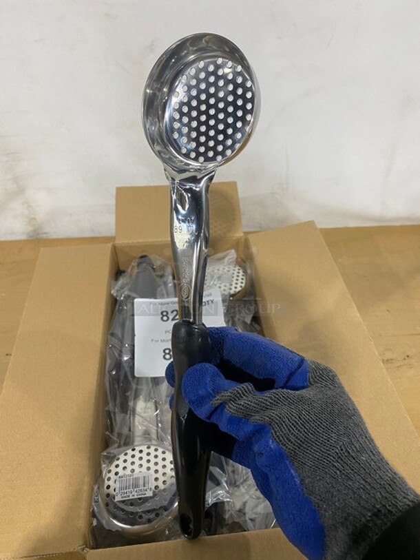 Stainless Steel Perforated Laddle! 6x Your Bid! - Image 2 of 8