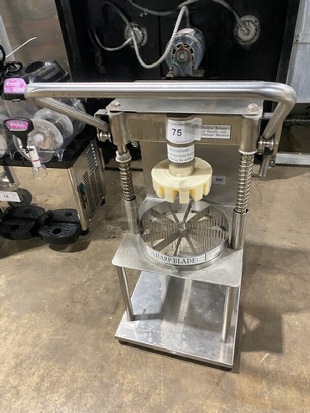 NICE! ALL ONE MONEY! Edible Arrangements Commercial Fruit/Vegetable Slicer/Cutter Machine! All Stainless Steel! With Slicer/Cutter Shape Attachments! Perfect For Edible Arrangements! - Image 2 of 9