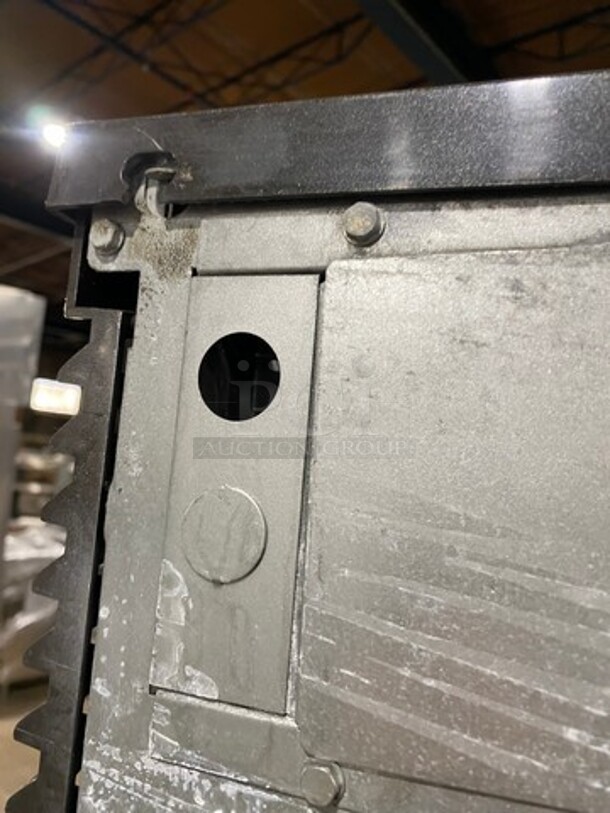 Manitowoc Commercial Ice Making Machine! With Commercial Ice Bin Underneath! All Stainless Steel! Model ID0502A161D Serial 1120025579! 115V 1Phase! On Legs! - Image 9 of 9
