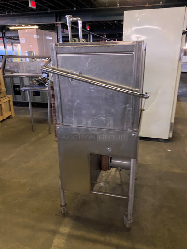 Hobart Commercial Pass-Through Dishwasher! All Stainless Steel! On Casters! Model: AM14C SN: 12102211CF 200/230V 60Hz 3 Phase - Image 4 of 10