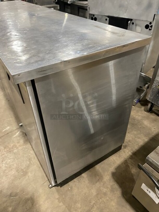 True Commercial 3 Door Back Bar Cooler! Poly Coated Racks! All Stainless Steel! Model: TBB4S SN: 8171288 115V 60HZ 1 Phase - Image 3 of 9