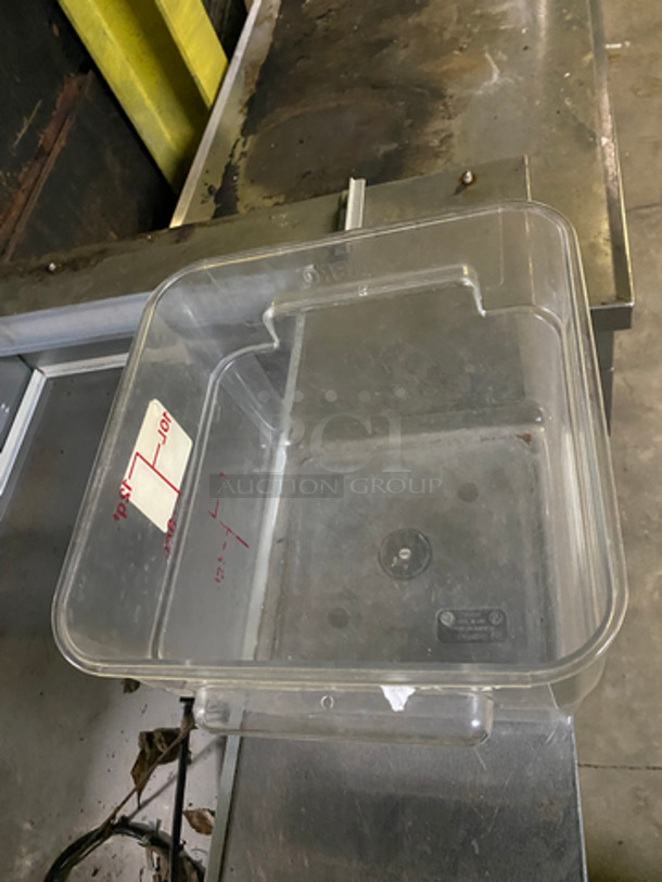 Cambro Clear Poly 12Qt Food Container! - Image 3 of 5