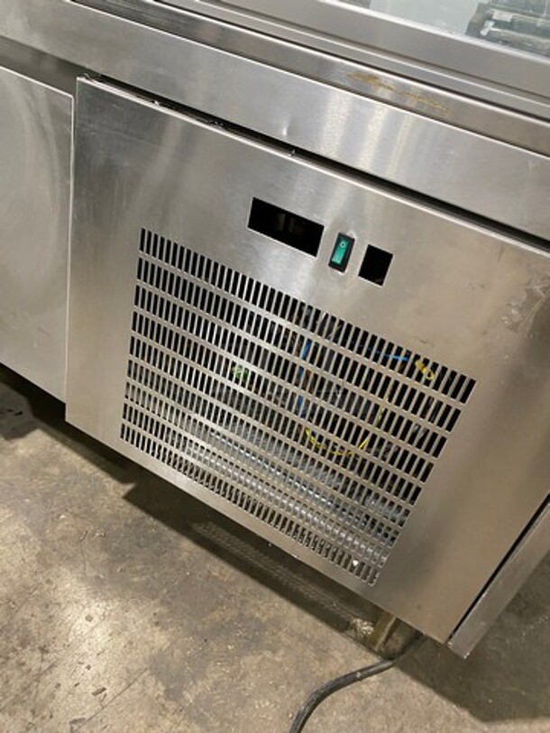 Commercial Refrigerated Deli/Bakery Display Case Merchandiser! With Curved Front Glass! With Rear Access Doors! Stainless Steel! - Image 7 of 10