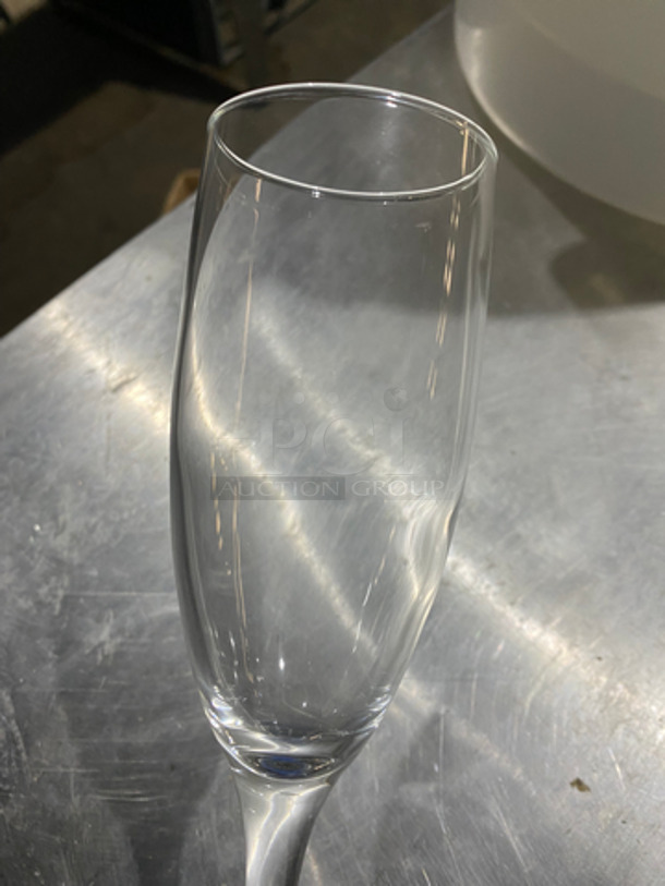 Champagne Flute Glasses! Includes Poly Cup Crate! 1 Crate Per Number! - Image 4 of 6