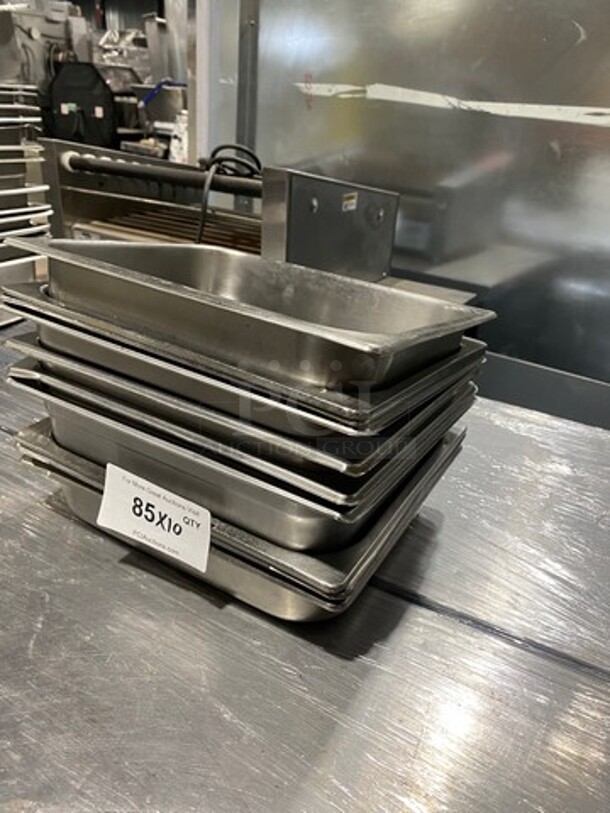 Assorted Size Commercial Steam Table/ Prep Table Food Pans! All Stainless Steel! 10x Your Bid! - Image 2 of 7
