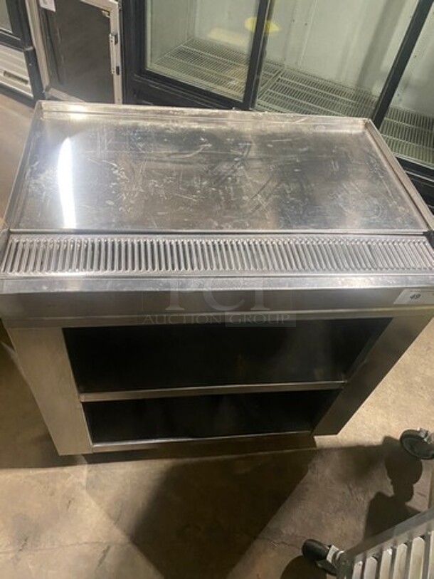 Commercial Worktop/Beverage Service Station! With Shelf Storage Space Underneath! All Stainless Steel! On Legs! - Image 6 of 7
