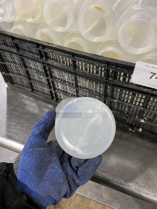 ALL ONE ONEY! Clear White Poly Squeeze Bottles! NO LIDS! - Image 6 of 6