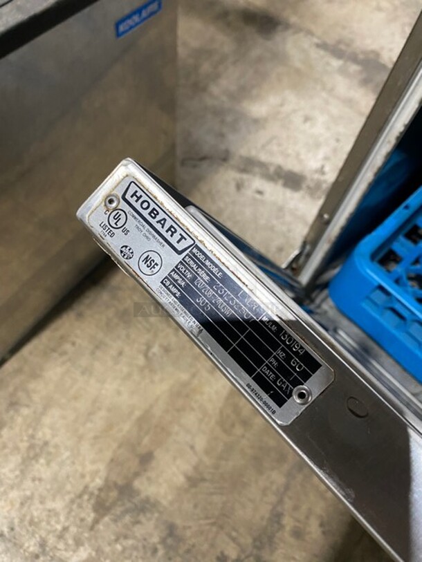 Hobart Stainless Steel Commercial Undercounter Dishwasher! MODEL LXER SN:231232507 208/240V 1PH - Image 8 of 9