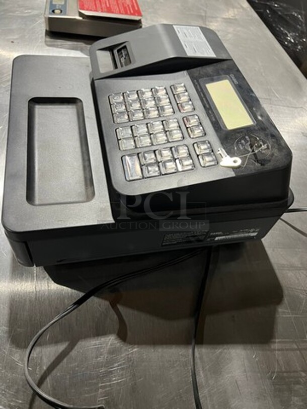 Casio Countertop Electronic Cash Register! With Cash Drawer! Model: SES700 SN: EX256498323619 120V - Image 4 of 7