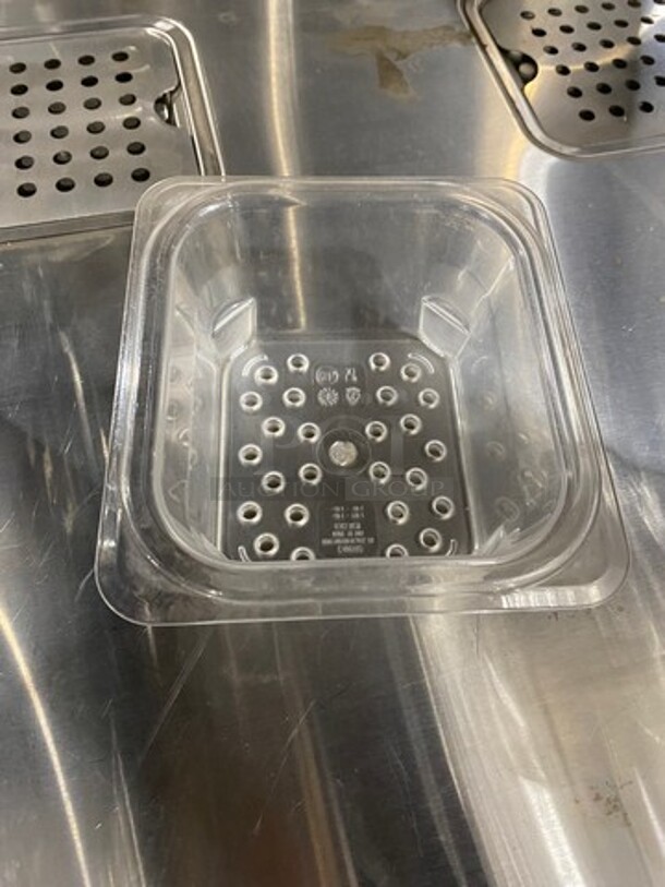 Cambro Clear Poly Perforated Food Pans! 6x Your Bid! - Image 3 of 5