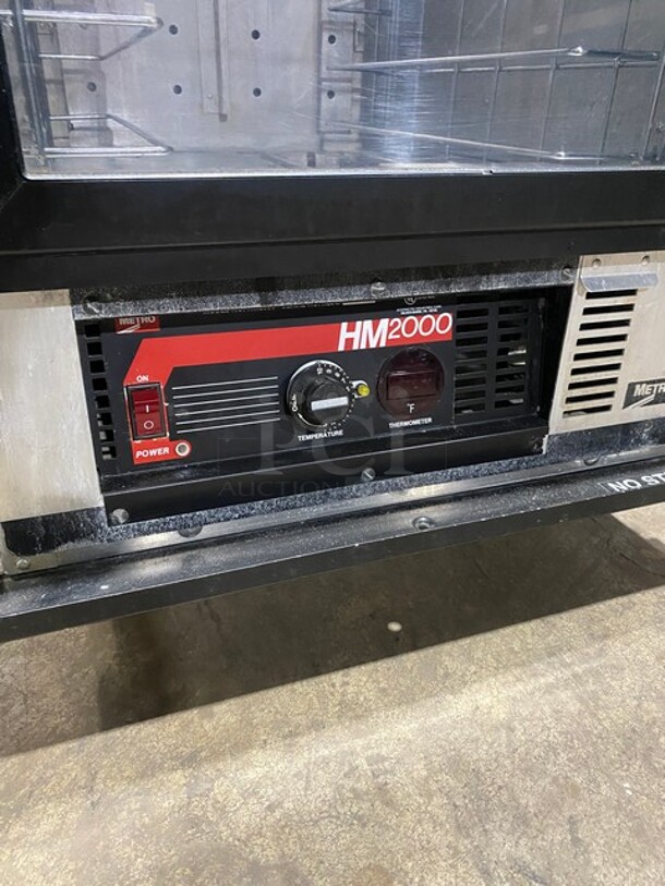 Sweet! Metro Commercial Heated Holding Cabinet/ Food Warmer! All Stainless Steel! On Casters! Model: C175HM2000 120V 1 Phase! Working When Removed!  - Image 6 of 10