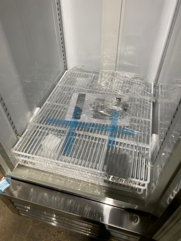 COOL! Maxx Cold Commercial Single Door Reach In Freezer! With Poly Coated Racks! All Stainless Steel! On Casters! Model: MXDF23FDHC SN: 3542107210012 115V 60HZ 1 Phase - Image 6 of 10