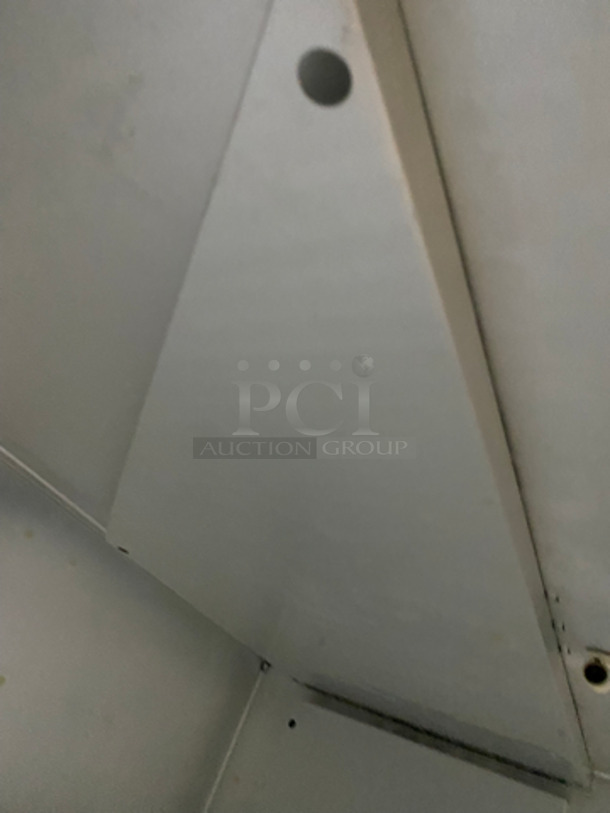 COOL! Traulsen 2 Door Reach In Freezer Unit! With Poly Coated Racks! All Stainless Steel! On Casters! Model: G22010 SN: TT50688J13 115V 60HZ 1 Phase! Works Great!  - Image 7 of 11