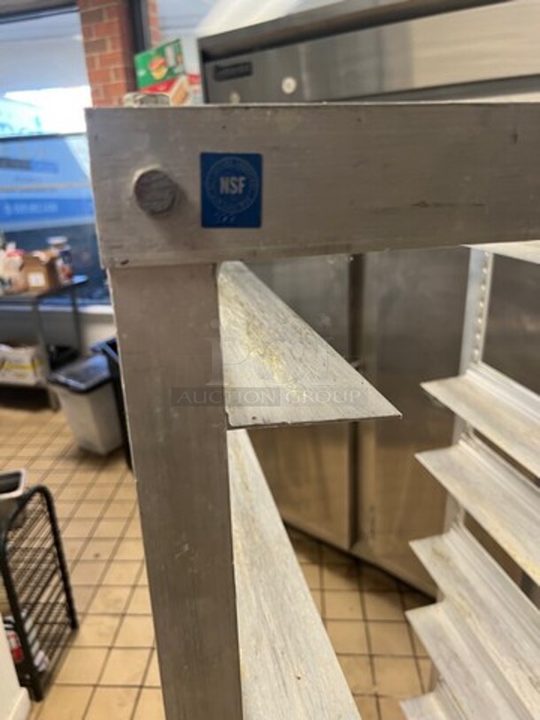 Metal Commercial Pan Transport Rack! On Casters! - Image 5 of 5