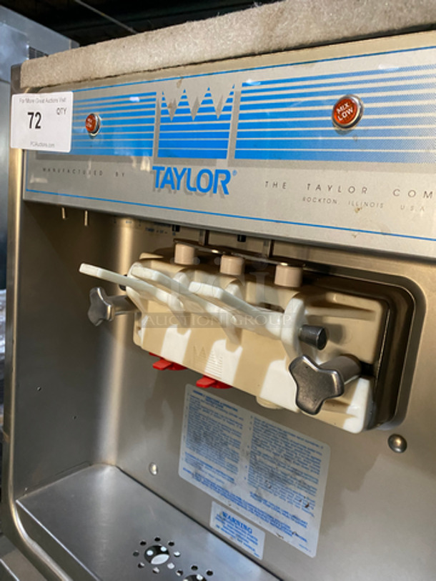 COOL! Taylor Soft Serve Ice Cream Machine! All Stainless Steel! On Casters! Model: Y168-27 SN: J1062802 208/230V 60Hz 1 Phase - Image 6 of 8