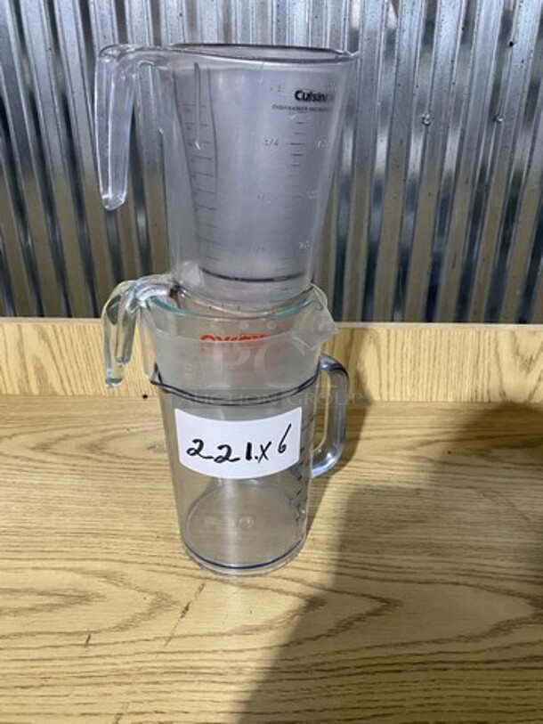 Glass Measuring Cups! 6 X Your Bid! - Image 1 of 7