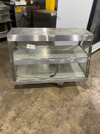 Merco Commercial Countertop Food Warming Display Case! All Stainless Steel Body! 