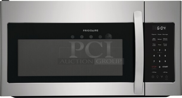 BRAND NEW SCRATCH AND DENT! 2022 Frigidaire FMOS1846BS Stainless Steel Over the Range Microwave. Stock Picture Used For Gallery Picture.