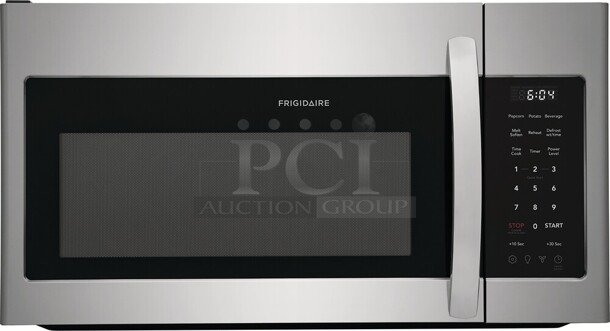 BRAND NEW SCRATCH AND DENT! 2022 Frigidaire FMOS1846BS Stainless Steel Over the Range Microwave. Stock Picture Used For Gallery Picture. - Image 1 of 5